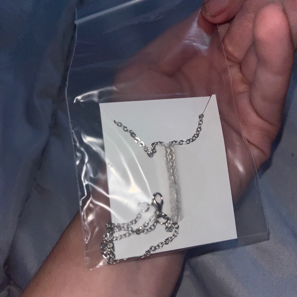 Alpha Chi Omega sorority silver necklace axo - Picture 3 of 4